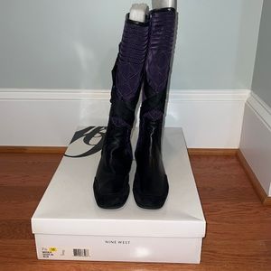 Nine West Purple Remlap Boot